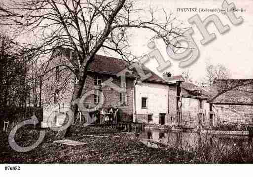 Ville de HAUVINE, carte postale ancienne