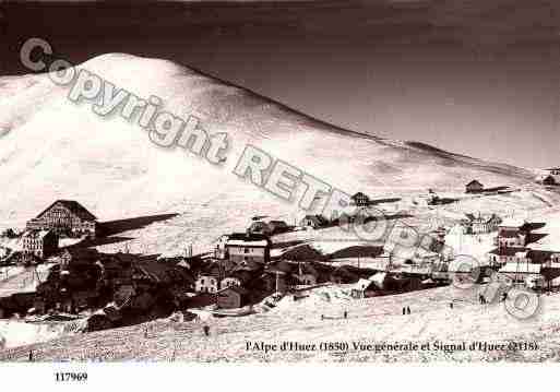 Ville de HUEZ, carte postale ancienne