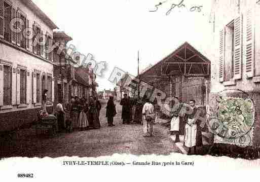 Ville de IVRYLETEMPLEMARIVAULT, carte postale ancienne Ville de IVRYLETEMPLEMARIVAULT, carte postale ancienne