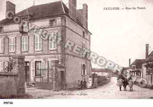 Ville de JAULGES, carte postale ancienne