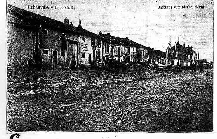 Ville de LABEUVILLE, carte postale ancienne