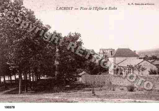 Ville de LACROST, carte postale ancienne