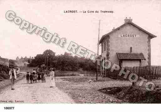 Ville de LACROST, carte postale ancienne