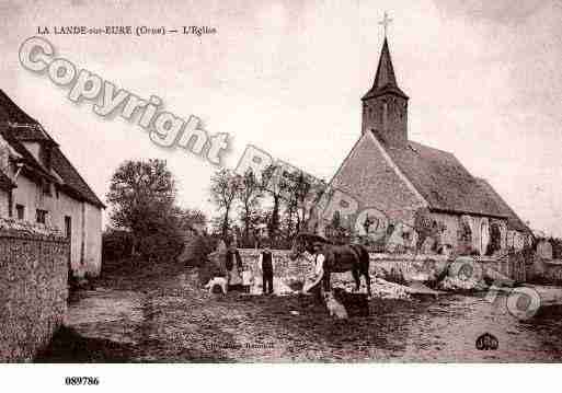 Ville de LANDESUREURE(LA), carte postale ancienne