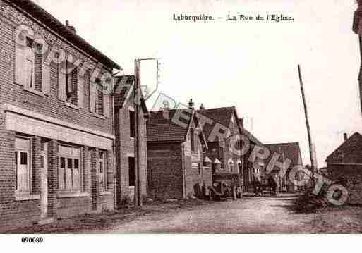 Ville de LEBUCQUIERE, carte postale ancienne