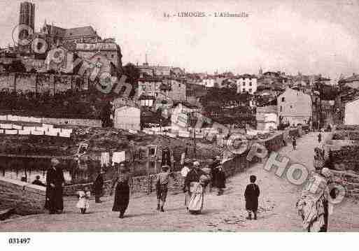 Ville de LIMOGES, carte postale ancienne