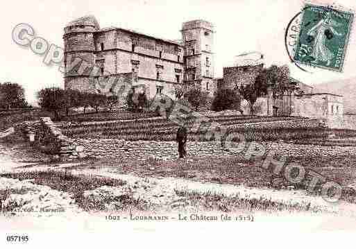 Ville de LOURMARIN, carte postale ancienne