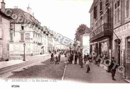 Ville de LUNEVILLE, carte postale ancienne