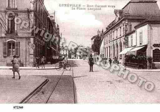 Ville de LUNEVILLE, carte postale ancienne