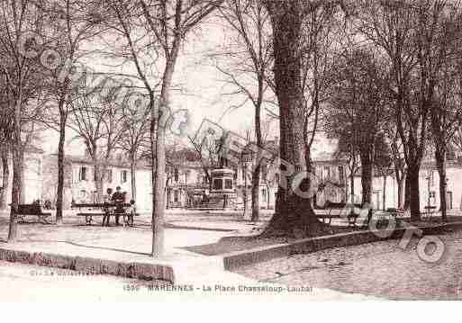 Ville de MARENNES, carte postale ancienne