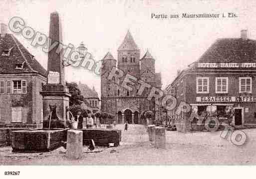 Ville de MARMOUTIER, carte postale ancienne