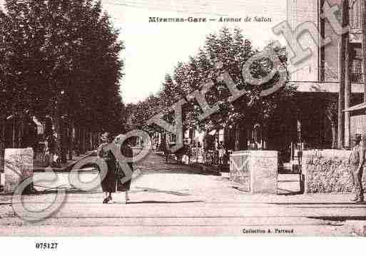 Ville de MIRAMAS, carte postale ancienne