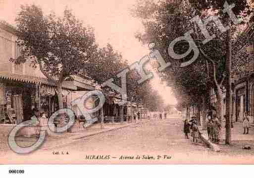 Ville de MIRAMAS, carte postale ancienne