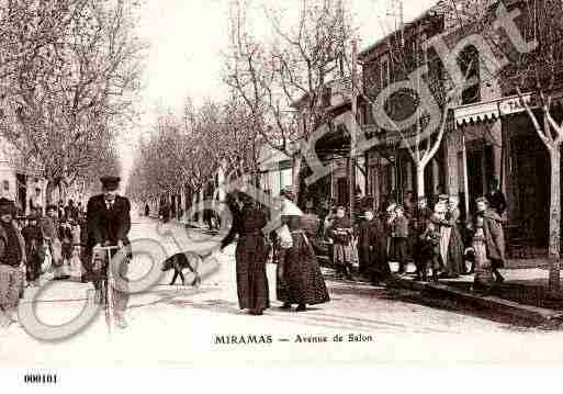 Ville de MIRAMAS, carte postale ancienne