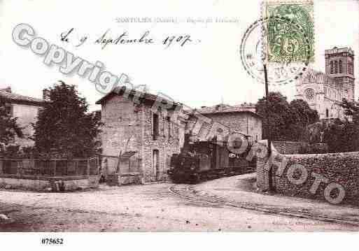 Ville de MONTELIER, carte postale ancienne