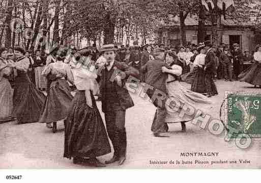 Ville de MONTMAGNY, carte postale ancienne