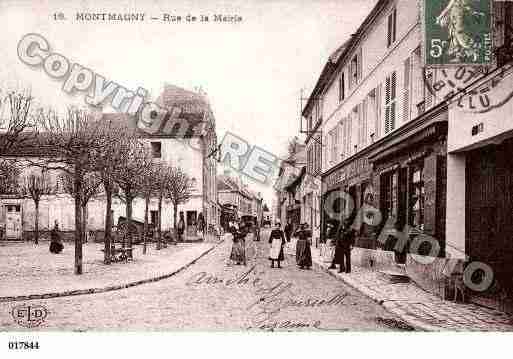 Ville de MONTMAGNY, carte postale ancienne