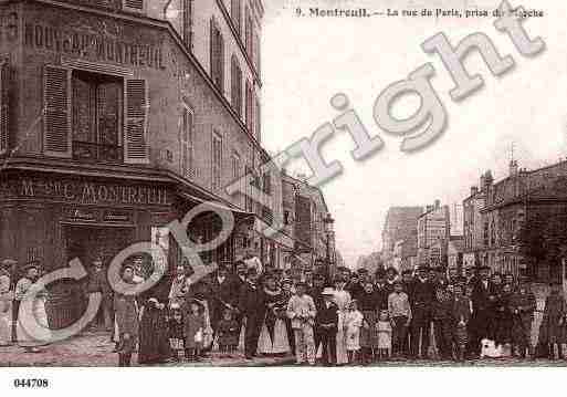 Ville de MONTREUIL, carte postale ancienne