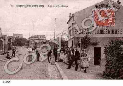 Ville de MONTREUIL, carte postale ancienne