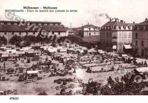 Ville de MULHOUSE, carte postale ancienne