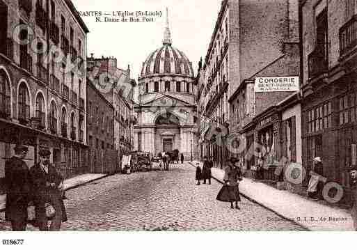 Ville de NANTES, carte postale ancienne