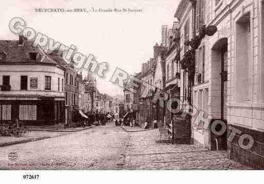 Ville de NEUFCHATELENBRAY, carte postale ancienne