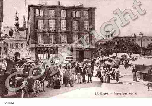 Ville de NIORT, carte postale ancienne