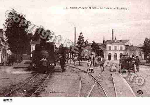 Ville de NOGENTLEROTROU, carte postale ancienne