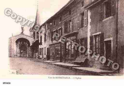 Ville de NOIRETABLE, carte postale ancienne