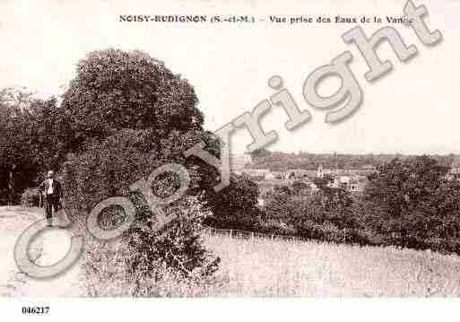 Ville de NOISYRUDIGNON, carte postale ancienne