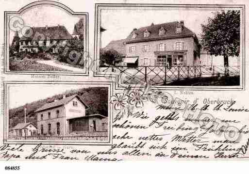 Ville de OBERBRUCK, carte postale ancienne