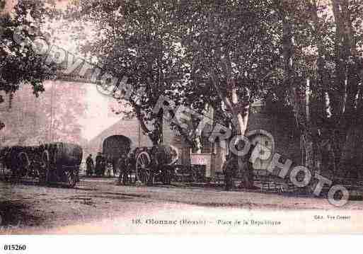 Ville de OLONZAC, carte postale ancienne