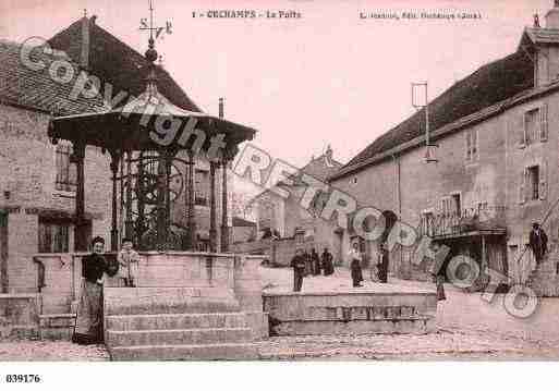 Ville de ORCHAMPS, carte postale ancienne