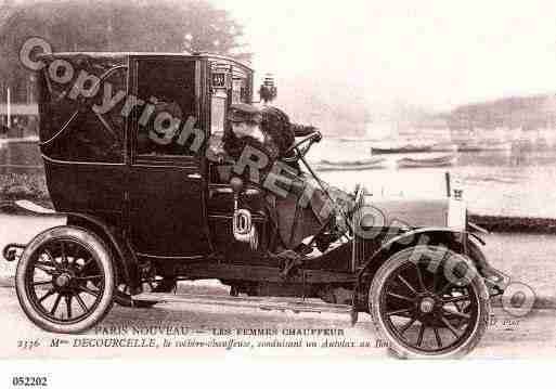 Ville de PARISVECU, carte postale ancienne