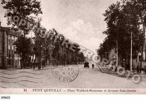 Ville de PETITQUEVILLY(LE), carte postale ancienne