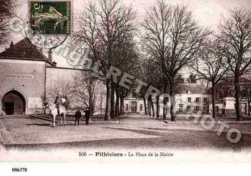 Ville de PITHIVIERS, carte postale ancienne