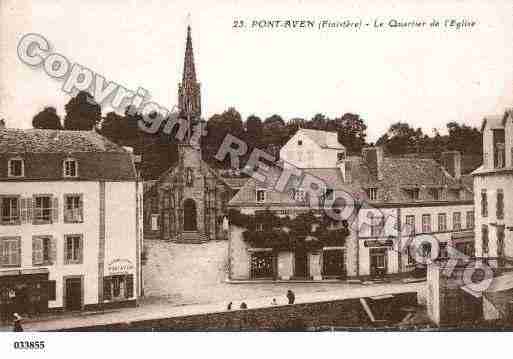 Ville de PONTAVEN, carte postale ancienne