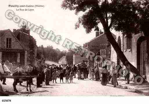 Ville de POUILLYSURLOIRE, carte postale ancienne