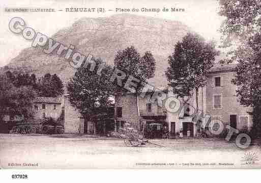 Ville de REMUZAT, carte postale ancienne Ville de REMUZAT, carte postale ancienne