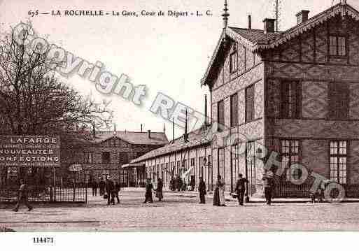 Ville de ROCHELLE(LA), carte postale ancienne