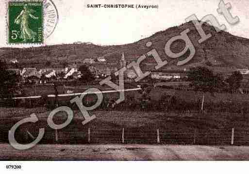 Ville de SAINTCRISTOPHEVALLON, carte postale ancienne