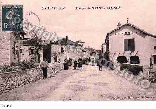 Ville de SAINTDAUNES, carte postale ancienne