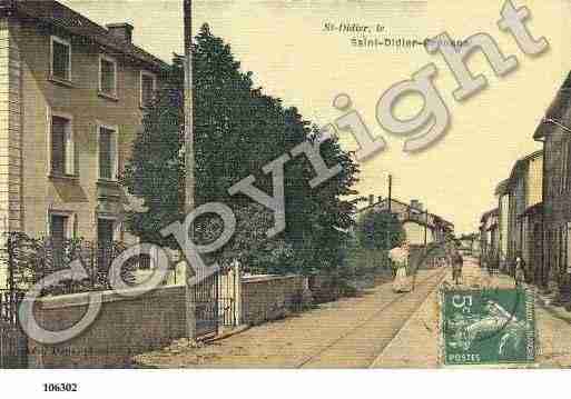 Ville de SAINTDIDIERSURCHALARONNE, carte postale ancienne