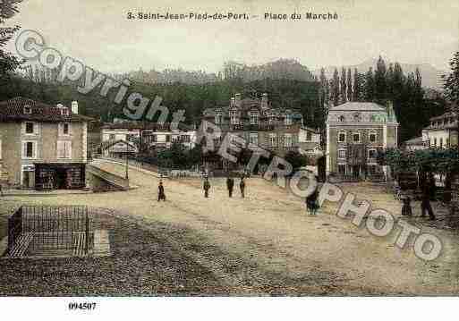 Ville de SAINTJEANPIEDDEPORT, carte postale ancienne