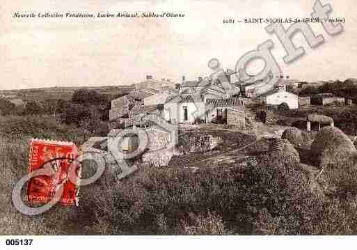 Ville de SAINTNICOLASDEBREM, carte postale ancienne