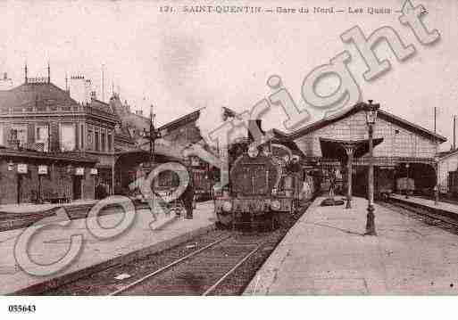 Ville de SAINTQUENTIN, carte postale ancienne