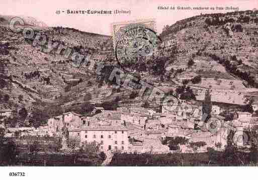 Ville de SAINTEEUPHEMIESUROUVEZE, carte postale ancienne