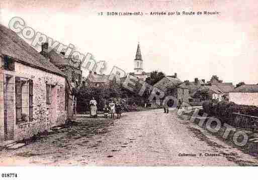 Ville de SIONLESMINES, carte postale ancienne