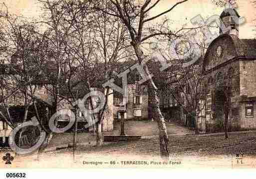 Ville de TERRASSONLAVILLEDIEU, carte postale ancienne