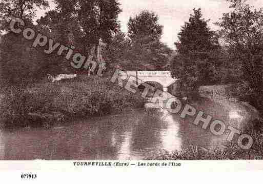 Ville de TOURNEVILLE, carte postale ancienne